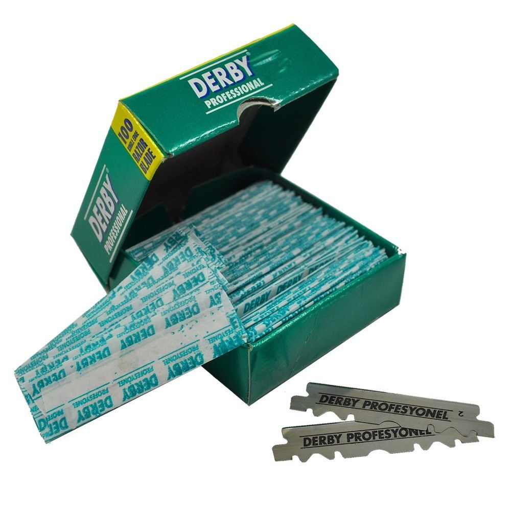 Derby Professional Single Edge Razor Blades 100 Pack