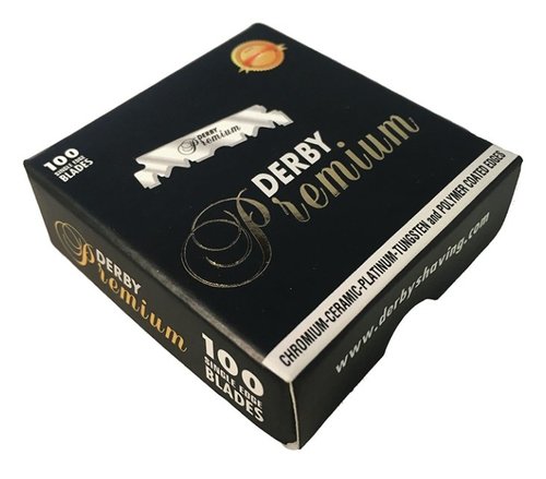 Derby Premium Single Edge Blades for Barber Razors 100 Pack