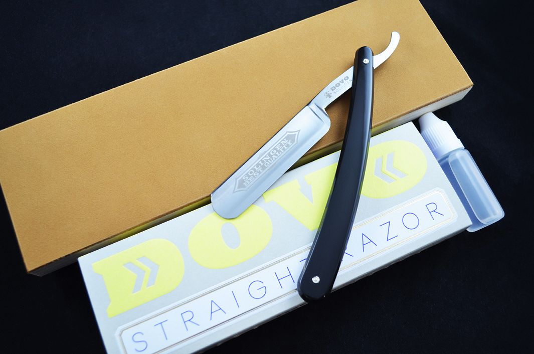 Dovo Best Quality 5/8 Straight Razor and Strop Set