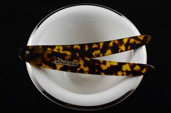 Dovo 5/8 Imitation Tortoise Shell Replacement Scales w/ Pin