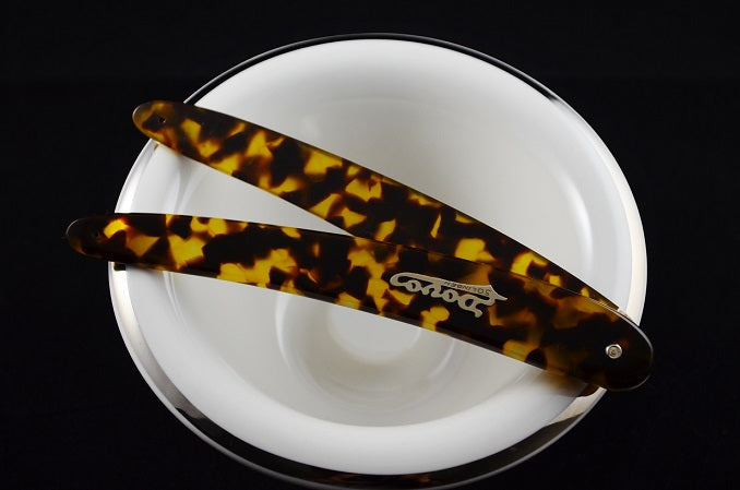 Dovo 5/8 Imitation Tortoise Shell Replacement Scales w/ Pin