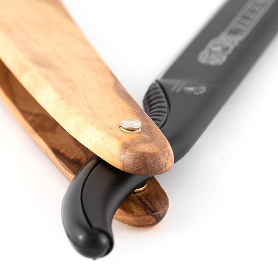 Dovo Shavette Razor Olivewood Handle