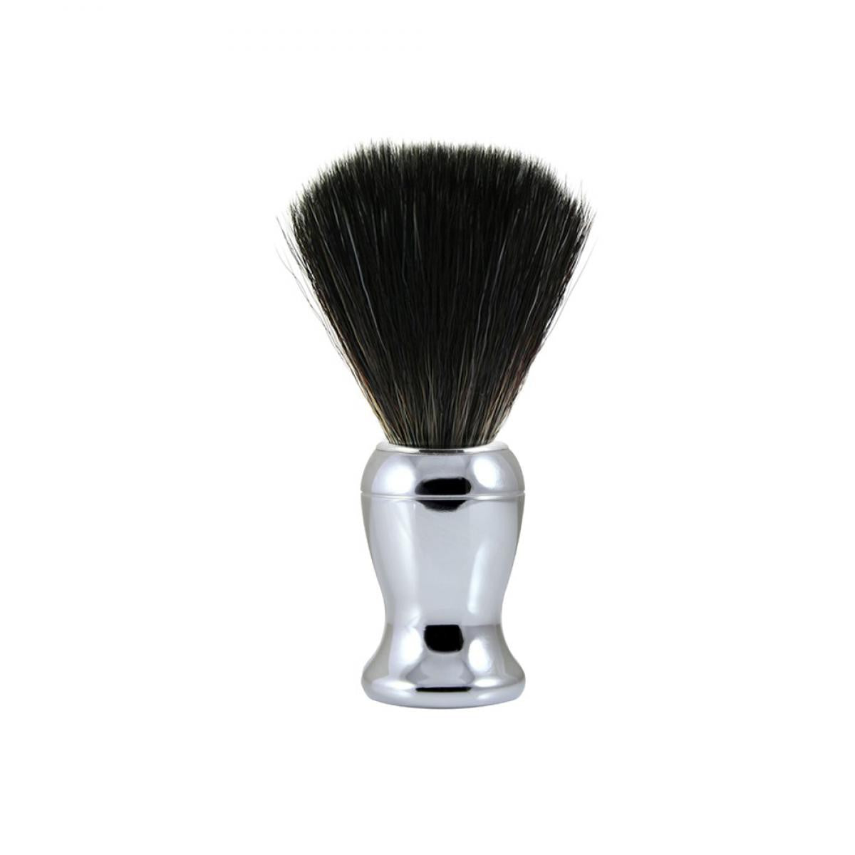 Edwin Jagger Chrome Shaving Brush (Black Synthetic)