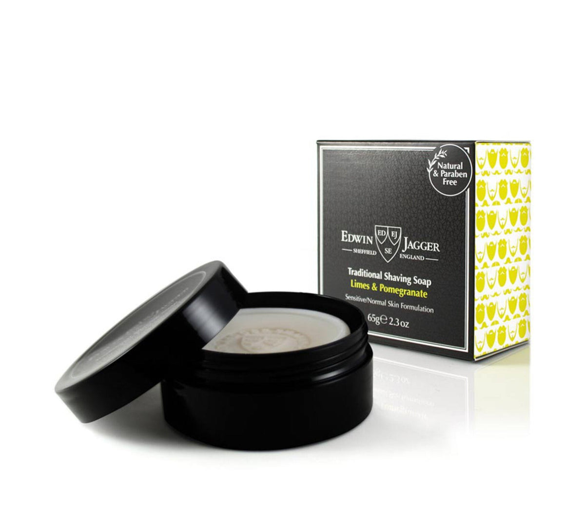 Edwin Jagger Traditional Shaving Soap in Travel Container