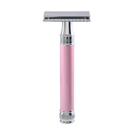 Edwin Jagger Pearl Effect Pink Double Edge Safety Razor