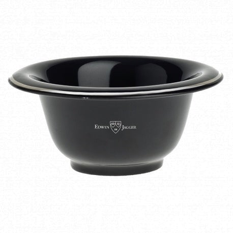 Edwin Jagger Porcelain Shaving Bowl with Silver Rim