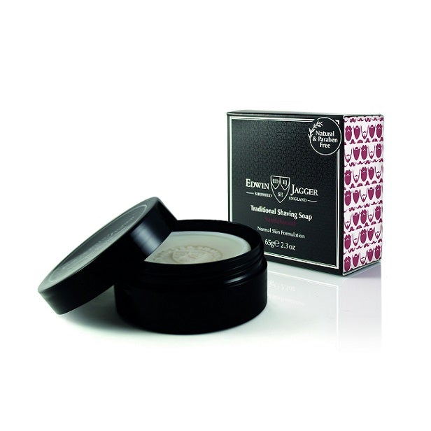 Edwin Jagger Traditional Shaving Soap in Travel Container