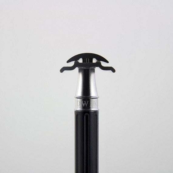 Edwin Jagger 3ONE6 Stainless Steel Black DE Safety Razor