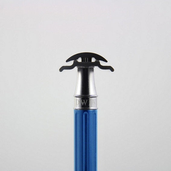 Edwin Jagger 3ONE6 Stainless Steel Blue DE Safety Razor