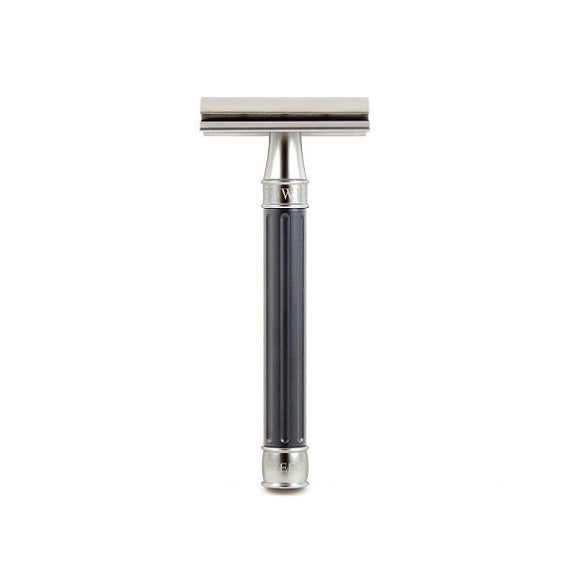 Edwin Jagger 3ONE6 Stainless Steel Gunmetal DE Safety Razor