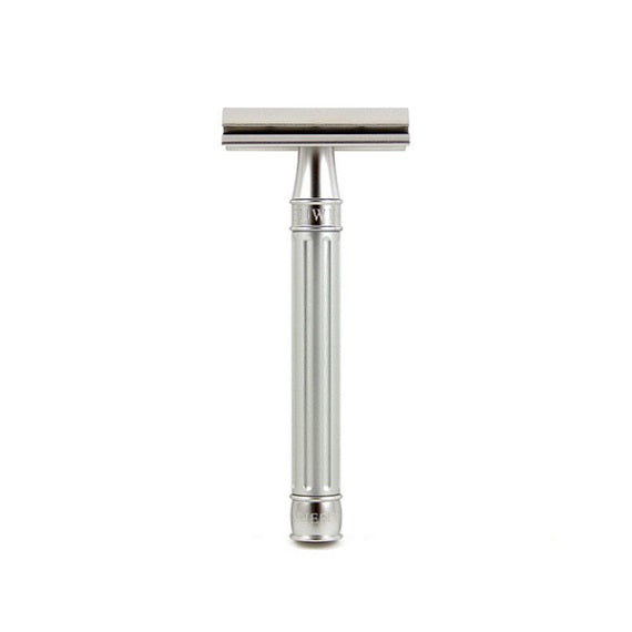 Edwin Jagger 3ONE6 Stainless Steel Silver DE Safety Razor