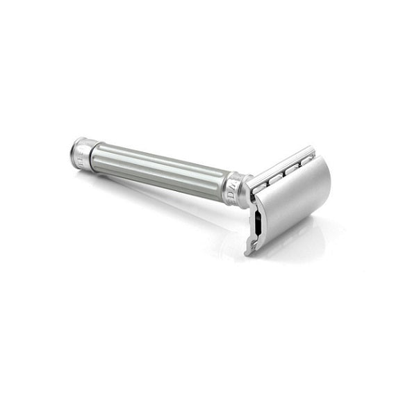 Edwin Jagger 3ONE6 Stainless Steel Silver DE Safety Razor