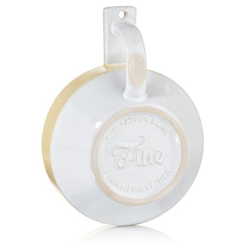 Fine Accoutrements Lather Bowl (Red/White)