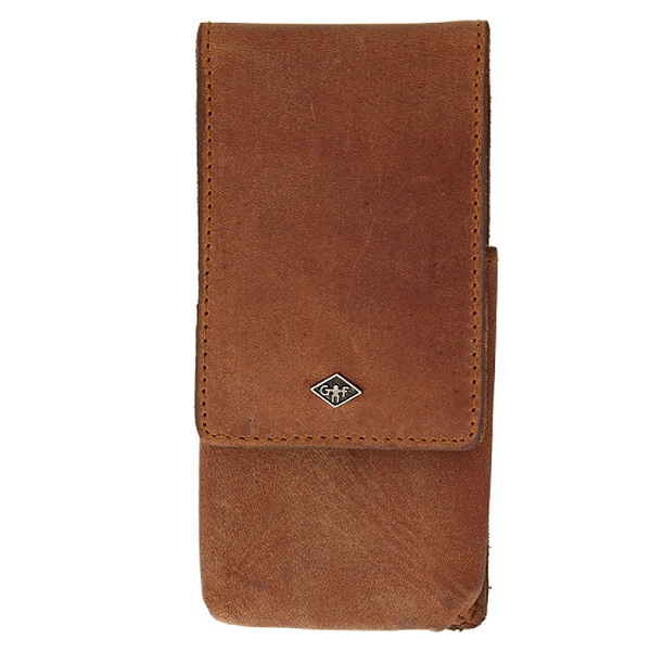 Giesen Forsthoff Vintage Edition Wide Leather Pouch for Safety Razor