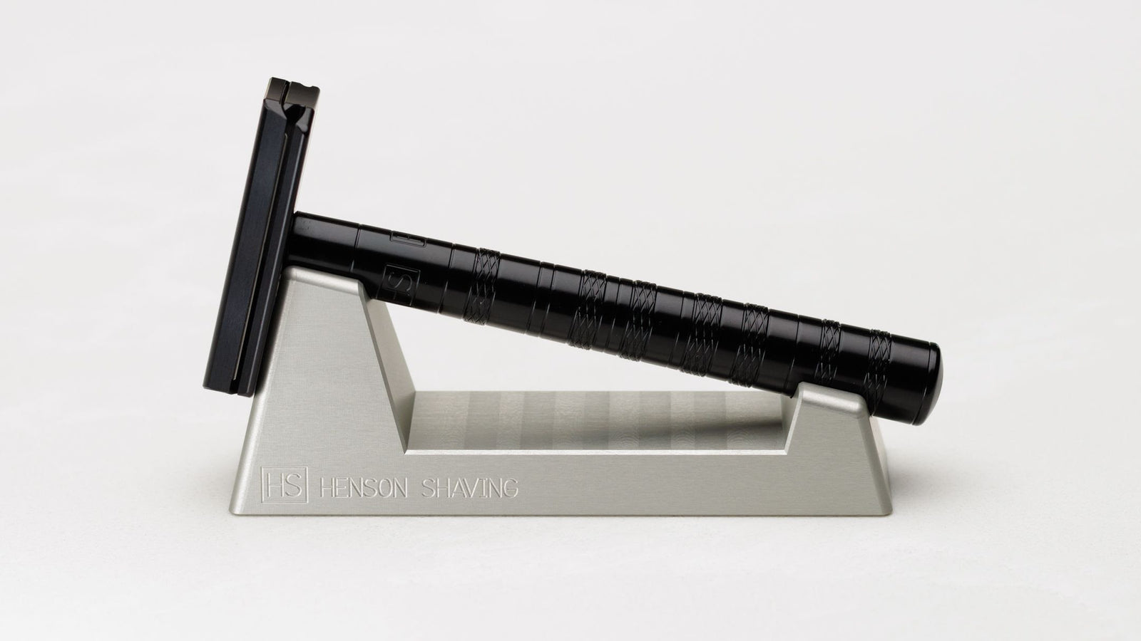Henson AL13 Medium Safety Razor and Stand Duo Set
