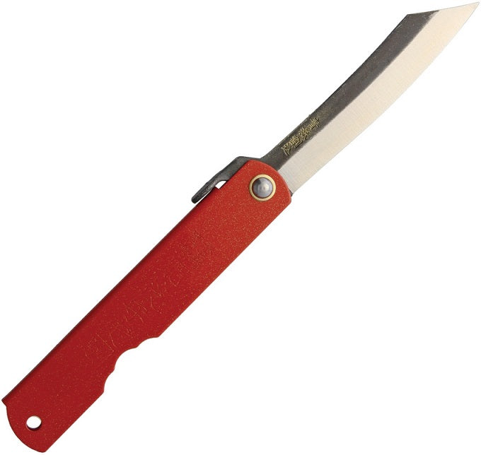 Higonokami Blue Paper Steel Lacquer Gold Knife