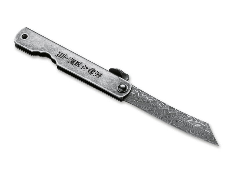 Higonokami Kinzoku Damascus Pocket Knife