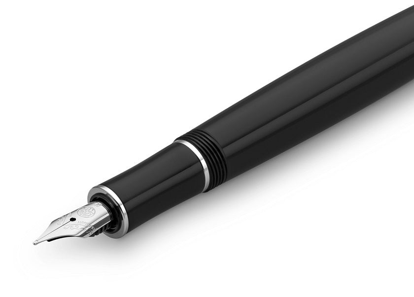 Kaweco DIA2 Fountain Pen with Chrome Accents (Black)