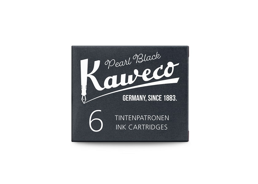 Kaweco Fountain Pen Ink Cartridge 6 pieces (Pearl Black)