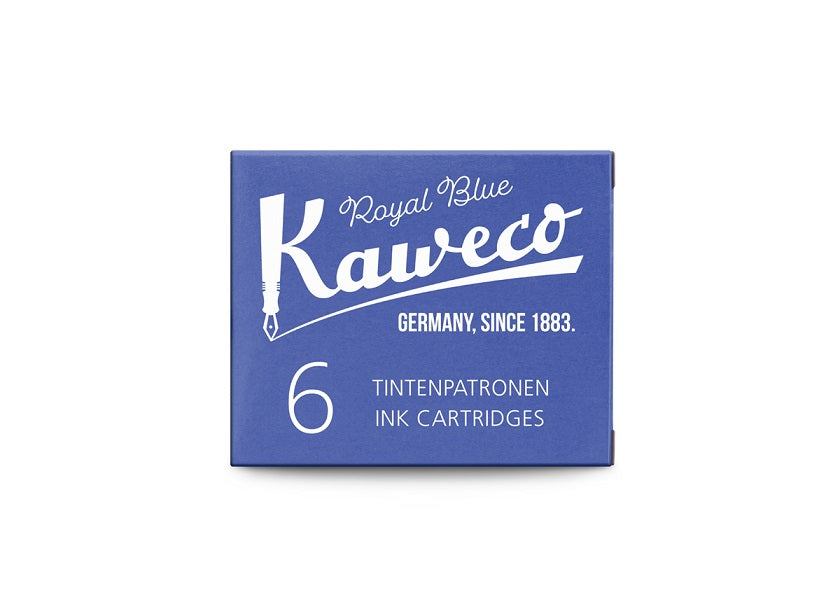 Kaweco Fountain Pen Ink Cartridge 6 pieces (Royal Blue)