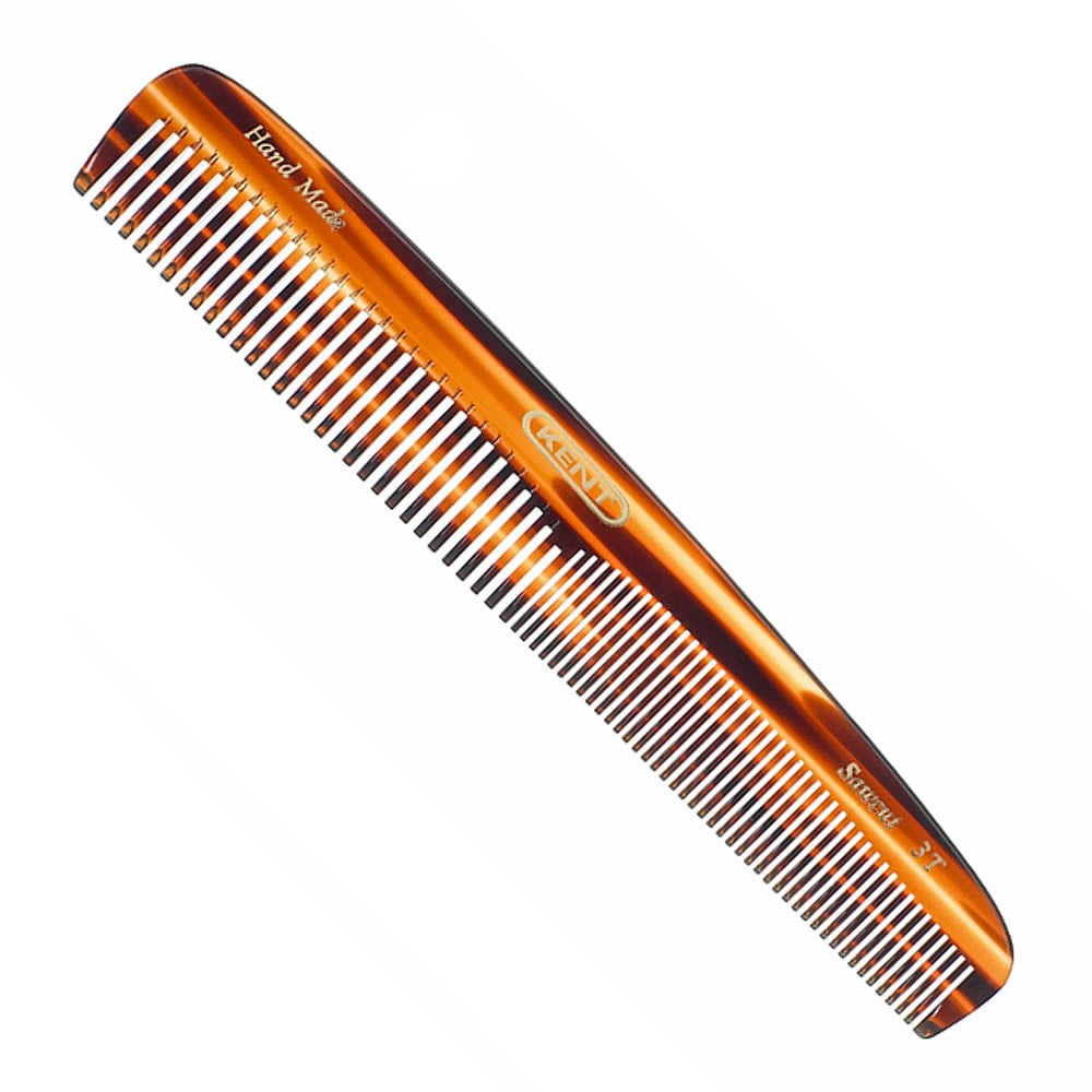 Kent 3T Handmade Dressing Comb - Medium Size, Coarse/Fine