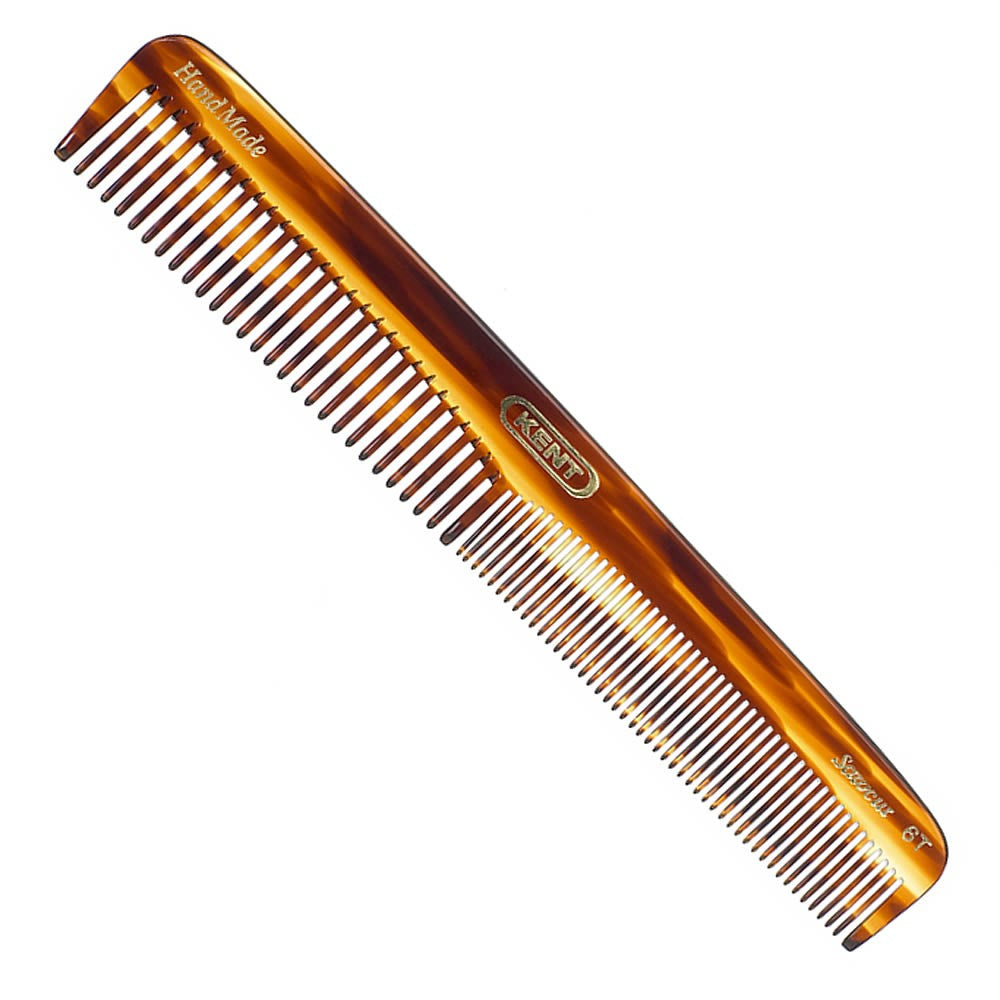 Kent 6T Handmade Dressing Table Comb - Medium Size, Coarse/Fine