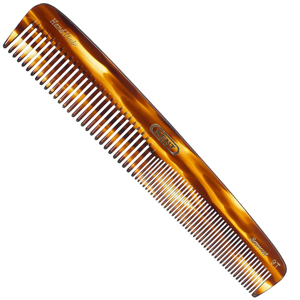 Kent 9T Handmade Dressing Table Comb - Large Size, Coarse/Fine