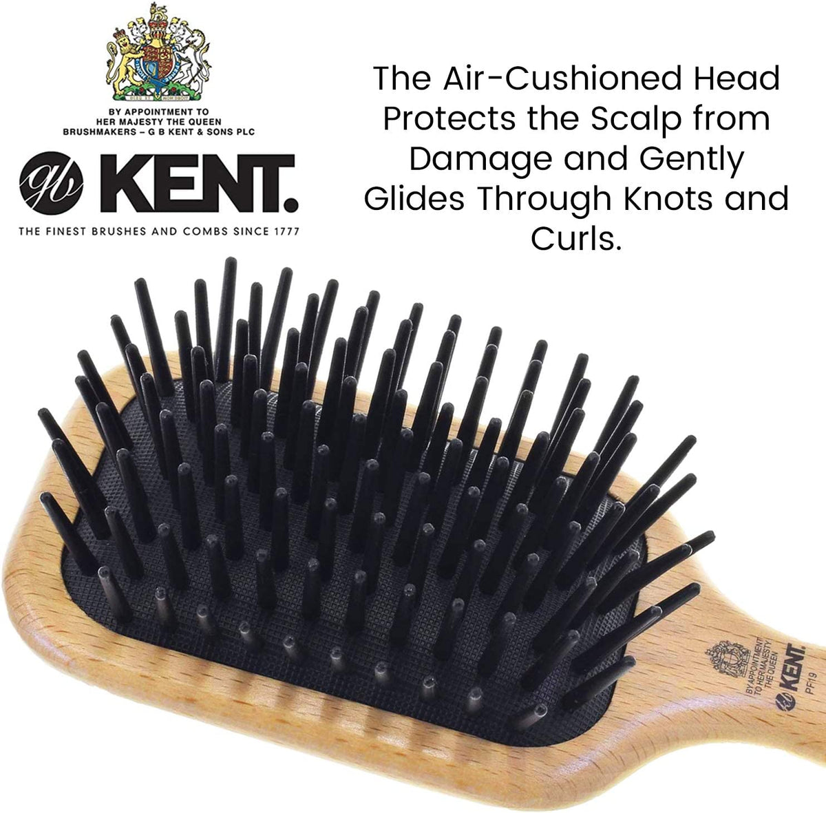 Kent Airhedz Maxi-Phat De-Tangle Brush