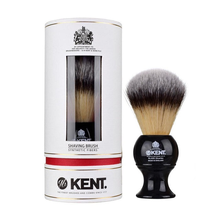 Kent Black Large Synthetic Shaving Brush