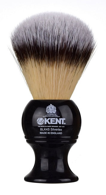 Kent Black Medium Synthetic Shaving Brush