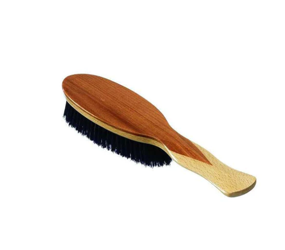 Kent K-CS1B Clothes Brush (Black Bristles/Cherrywood Veneer)