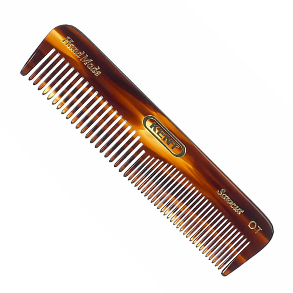 Kent K-OT Handmade Pocket Comb - Small Size, Coarse/Fine