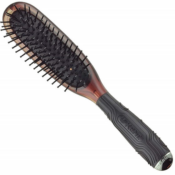 Kent Mini Hog Brown Hair Brush