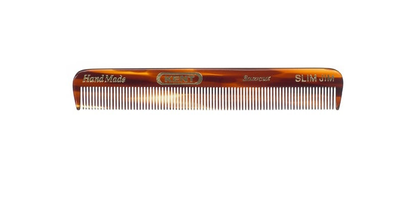 Kent SLIM JIM Handmade Pocket Comb - Small Size, Fine