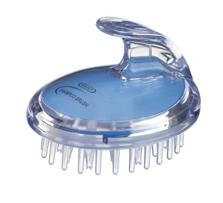 Kent Aqua Shampoo and Scalp Massage Brush in Blue