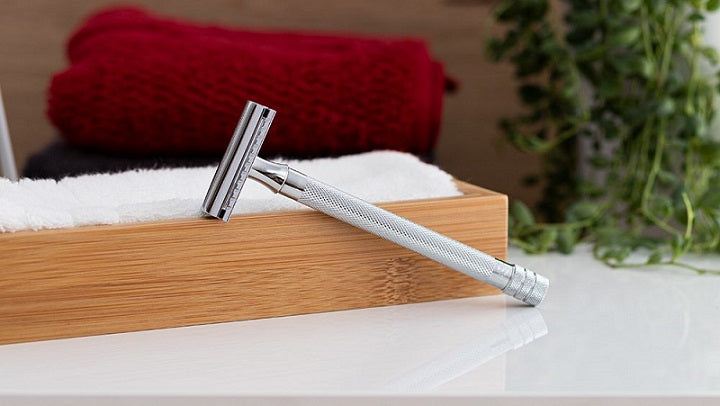 Merkur 24C Extra Long Handle Double Edge Safety Razor