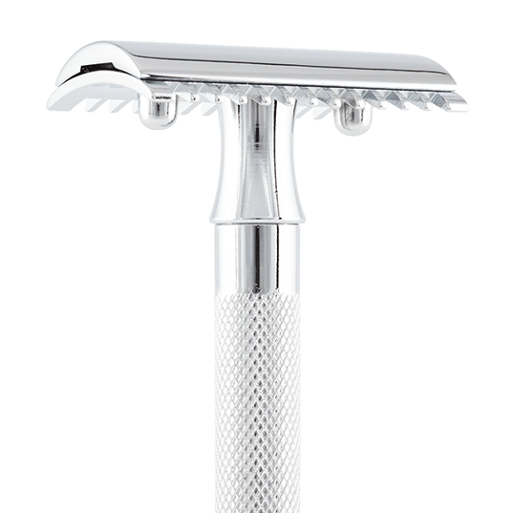 Merkur 25C Open Comb Long Handle Double Edge Safety Razor