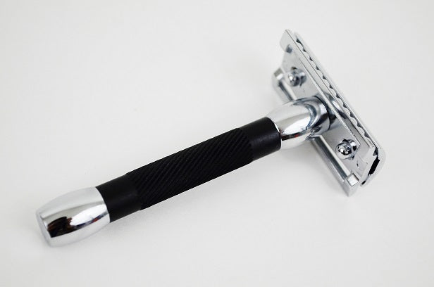 Merkur 30C Black Resin Handle Double Edge Safety Razor