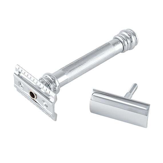 Merkur 38C Barber Pole Handle Double Edge Safety Razor