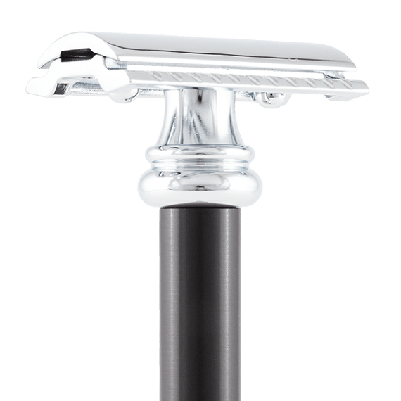 Merkur 38C Black Handle Double Edge Safety Razor