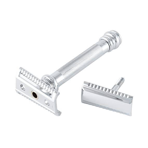 Merkur 39C Slant Barberpole Double Edge Safety Razor