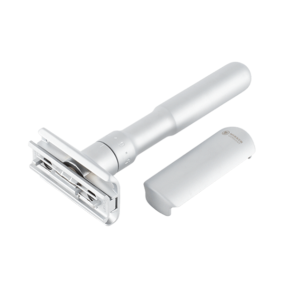 Merkur Futur 700 Adjustable Double Edge Safety Razor, Chrome Plated Satin Finish