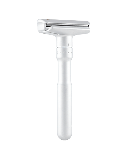 Merkur Futur 700 Adjustable Double Edge Safety Razor, Chrome Plated Satin Finish
