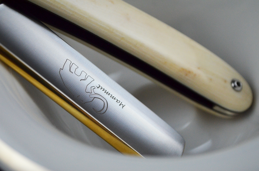 NOS Dovo Genuine Mammoth Tusk Ivory 5/8 Straight Razor