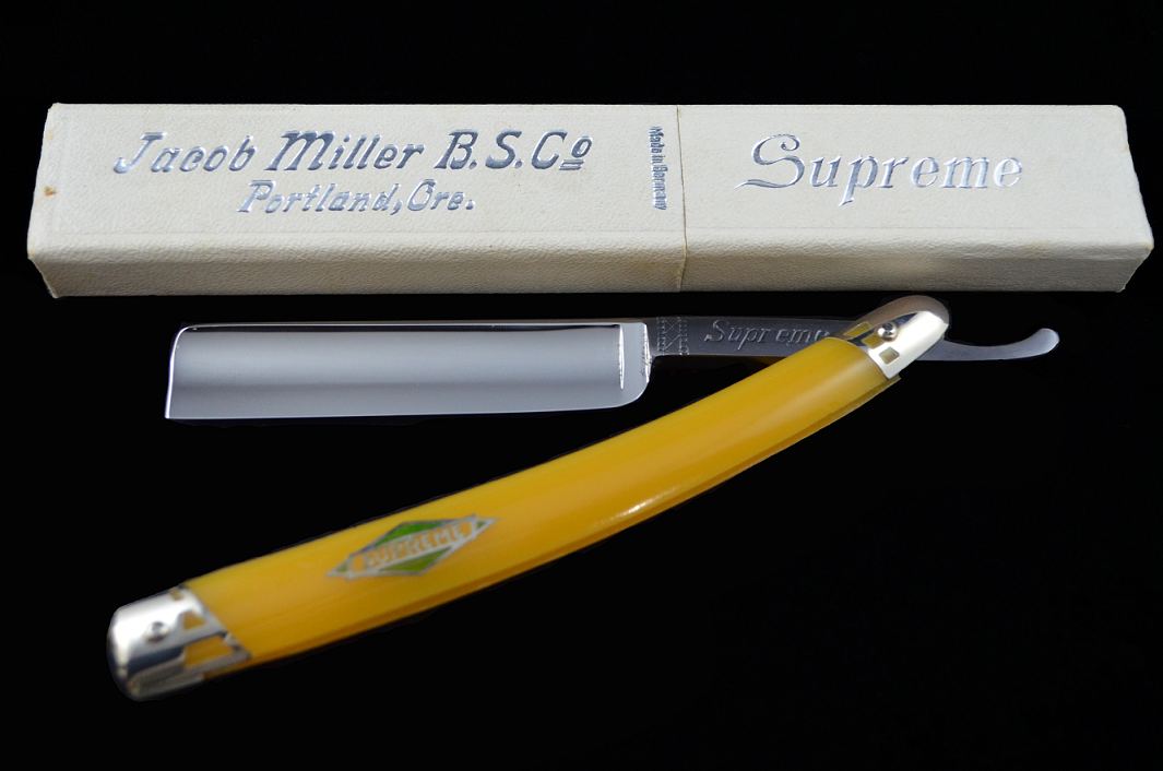 NOS Jacob Miller B.S.CO Supreme 5/8 Straight Razor