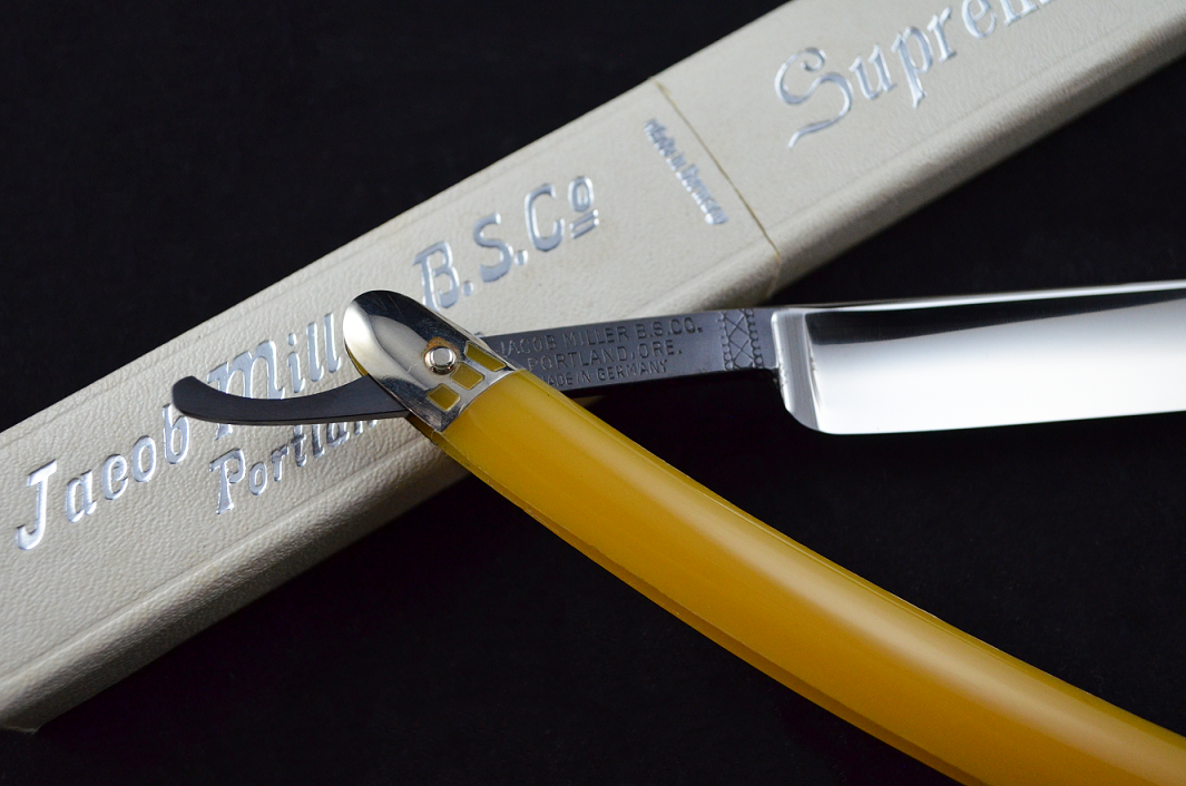 NOS Jacob Miller B.S.CO Supreme 5/8 Straight Razor