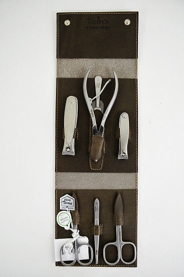 Niegeloh Havana XL 7pc Manicure Set In High Quality Leather Case