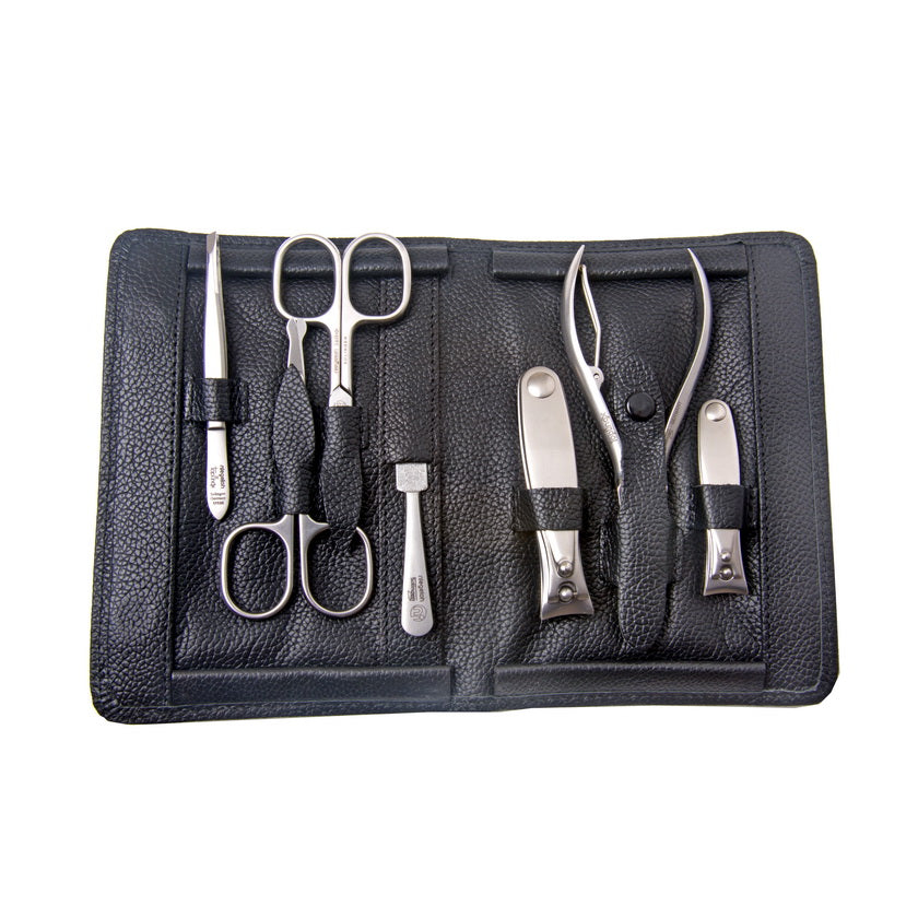 Niegeloh Imantado XL 7pc Manicure Set In High Quality Leather Case