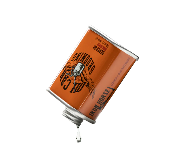 Oil Can Grooming Iron Horse Beard Oil