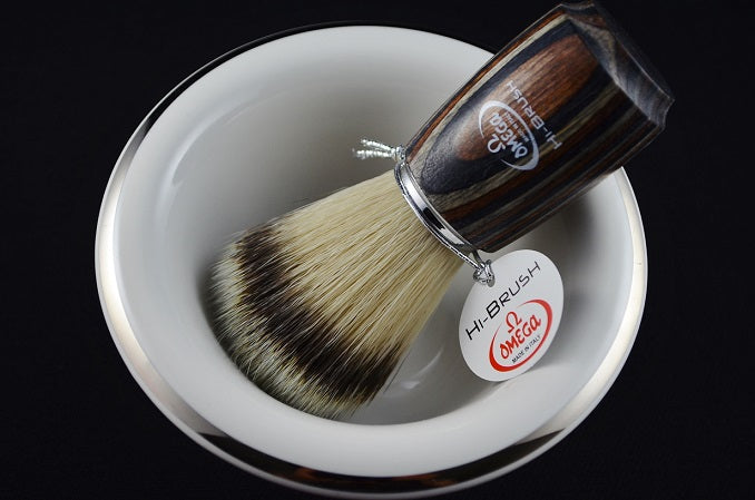 Omega HI-BRUSH SERIES Synthetic Fiber Hair Multilayer Wooden Handle